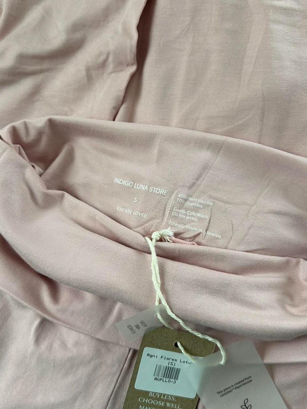 Indigo Luna Store Women's Blush Pink Leggings - S